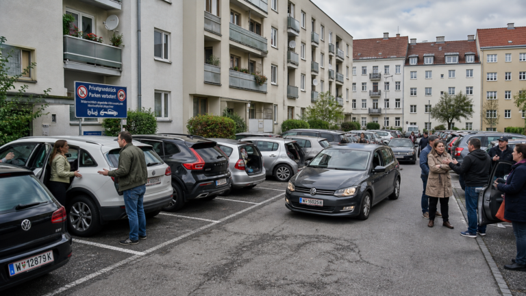 Társasházi parkolóhelyek Bécsben: jogok, szabályok, megoldások
